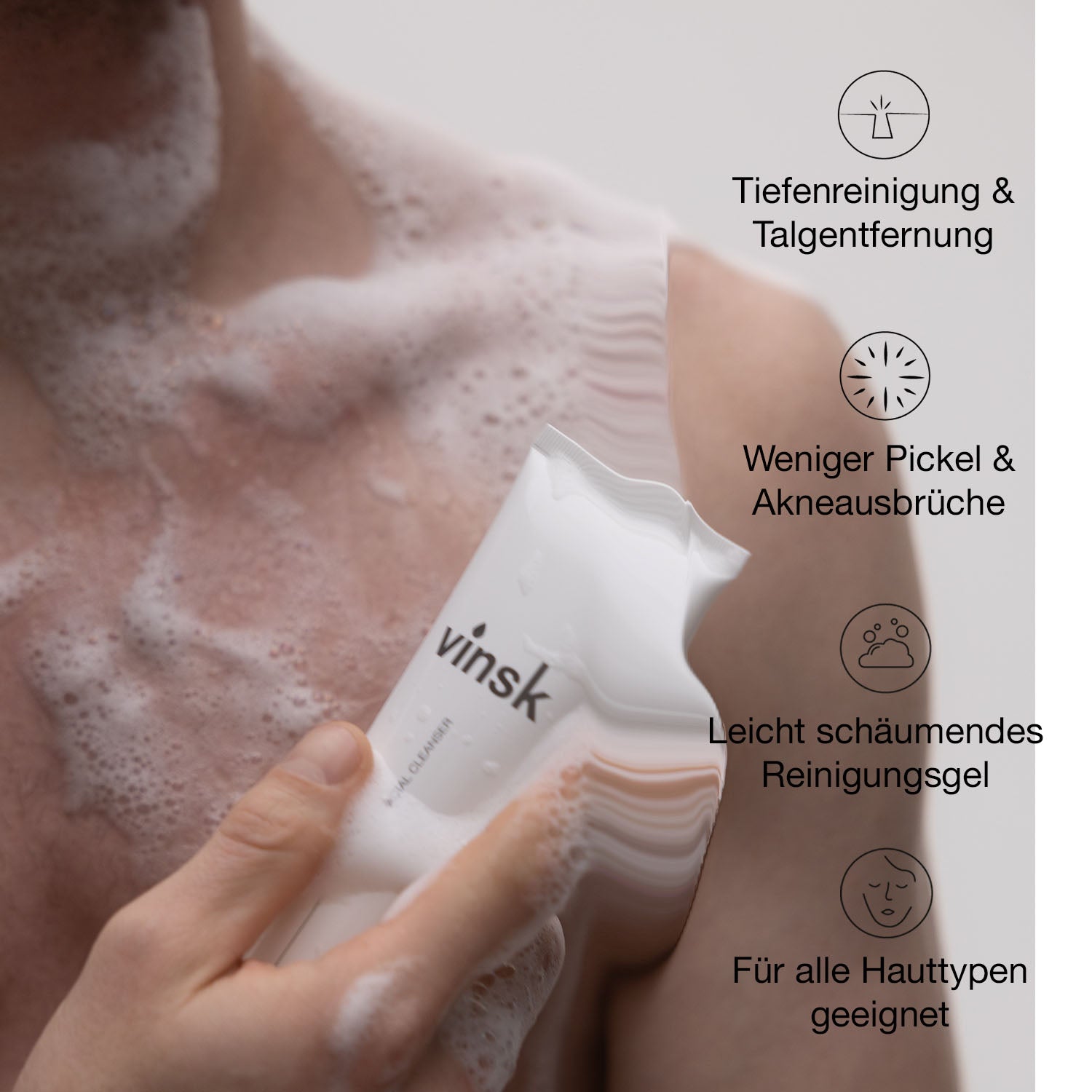 Tägliches Gesichtsreinigungsgel