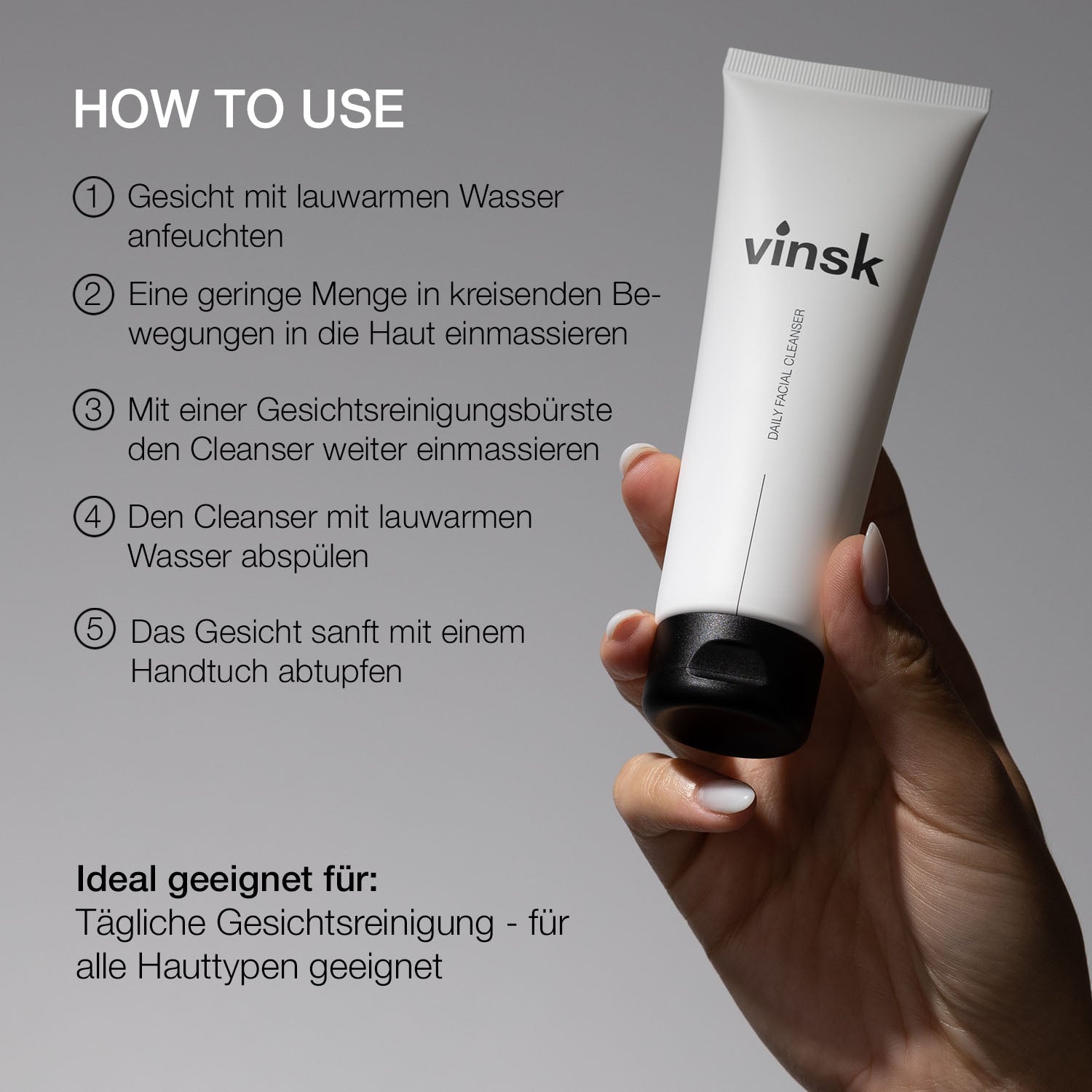 Tägliches Gesichtsreinigungsgel